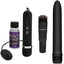 Black Magic Pleasure Kit -includes a 7" straight vibrator, remote control bullet, the Black Magic Pocket Rocket & water-based lubricant.