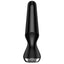Satisfyer - Plug-ilicious 2 - vibrating tapered anal plug has dual motors to deliver powerful vibrations & a voluminous rounded shaft for a more intense filling sensation. Rechargeable and waterproof. Black (3)