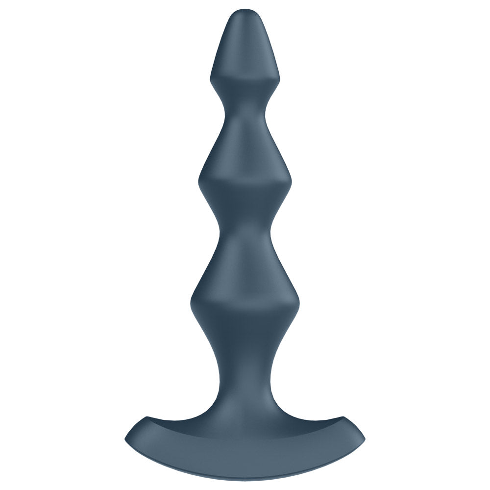 Satisfyer - Lolli Plug 1 - pointed butt plug has a graduating tapered design & 12 vibration modes delivered by dual motors to fill you with pleasure. Dark Teal (4)