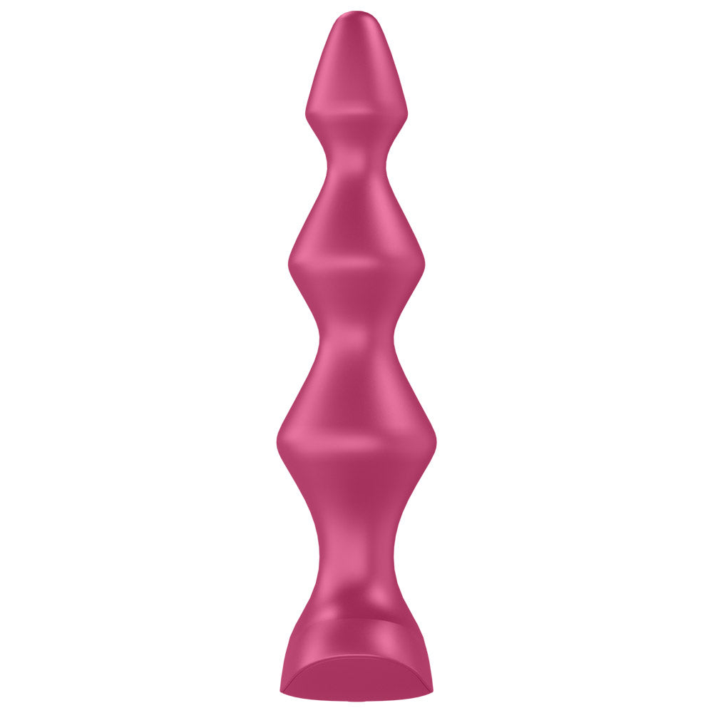 Satisfyer - Lolli Plug 1 - pointed butt plug has a graduating tapered design & 12 vibration modes delivered by dual motors to fill you with pleasure. Berry (3)