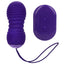 Slay™ - #ThrustMe -  remote control mini massager has 10 thrusting modes in its ribbed silicone body to stimulate your insides like never before. Rechargeable and waterproof. Purple
