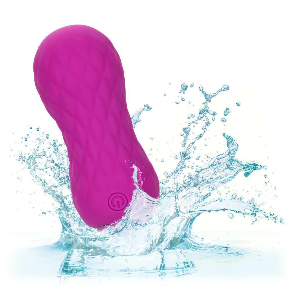 Slay™ - #SpinMe - remote control textured toy has 10 vibration & rotation modes to stimulate your insides like never before. Waterproof & rechargeable for your convenience. Pink, water play image