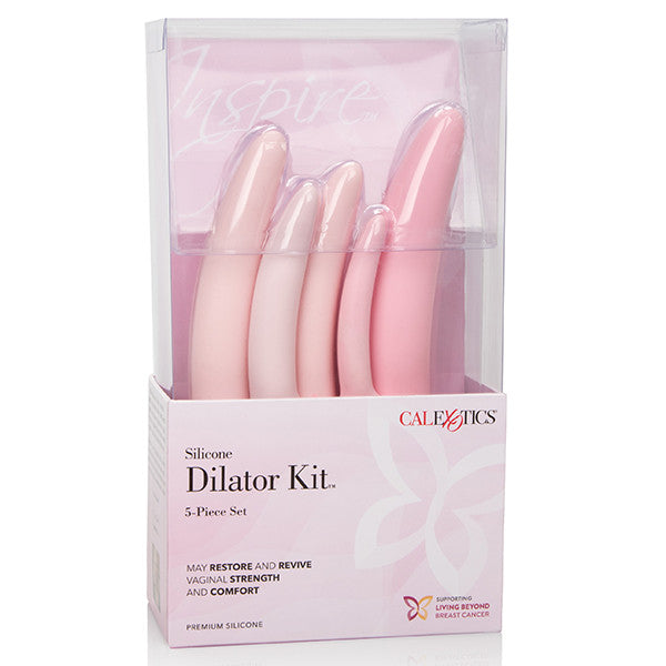 Box Packaging for Inspire Progressive Silicone Dilator 5-Piece Set for Increasing Women's Vaginal Elasticity, Width & Depth