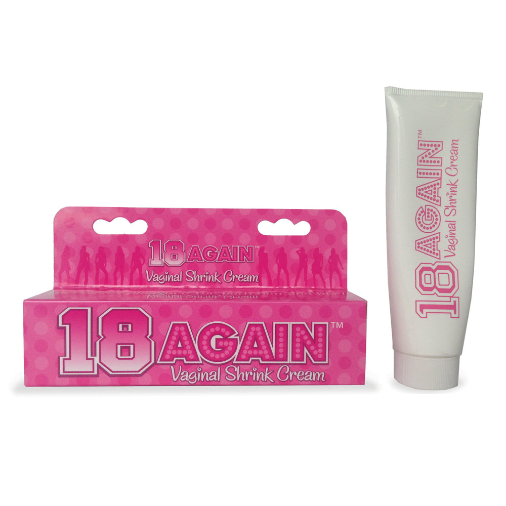 18 Again Vaginal Shrink Cream recaptures your youth & increases friction + sexual pleasure for both partners! Also works as deodorant & disinfectant.