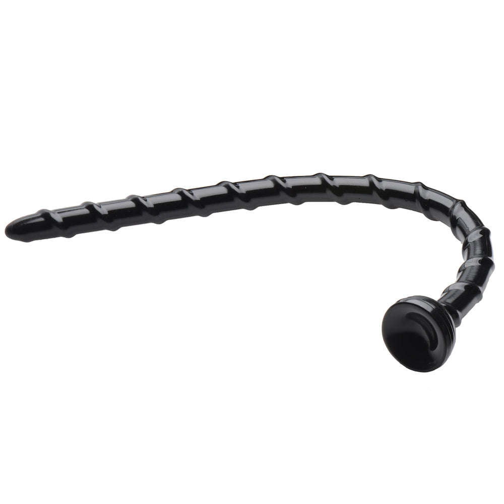 Hosed - 18 Inch Swirl Anal Snake - extra-long anal toy has a raised swirl texture & slim design so you can explore your length limits.