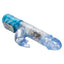 Original Waterproof Jack Rabbit® With 3 Rows of Rotating Beads - with 3 vibration speeds & 3 reversible rotation speeds. Blue (3)