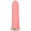 California Exotics Uncorked Rose Straight Bullet Vibrator Pink & Gold Rechargeable Waterproof Women's Sex Toy Side
