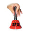 Red and Black Ring For Sex Bell Funny Adult Novelty