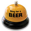 Yellow Ring For Beer Table Bell Funny Adult Novelty