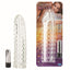 Clear Vibro Penis Textured Vibrating Extension Sleeve With Bullet Vibrator & Packaging