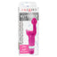 PLATINUM EDITION BUTTERFLY KISS™ has a flexible bud shaped G-spot tip and a cute butterfly clitoral teaser - pink - package