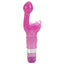 PLATINUM EDITION BUTTERFLY KISS™ has a flexible bud shaped G-spot tip and a cute butterfly clitoral teaser - pink
