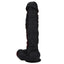 X-Men Hunter's Cock | Realistic Veiny Dildo w/ Suction Cup - thick dildo is almost 11" long & fills you w/ over 2" of girth & has a realistically shaped head, veiny shaft. Black