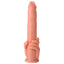X-Men Magic Hand Dildo | Realistic PVC Anal Fisting Dildo - ultra-thick anal toy is sculpted to resemble a huge penis w/ a hand holding its base. Flesh
