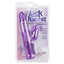 My First Jack Rabbit - designed with the first-time user in mind, 2 speed, rabbit clitoral stimulator, independent, reversible rotation in the shaft's rotating beads and waterproof. Purple, package image