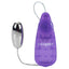 Booty Call - Booty Shaker - tapered anal toy has graduating beads & a retrieval ring. An optional bullet vibe fits in the ring with a remote control that offers multispeed vibrations. Purple (3)