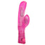 First Time® - Dual Exciter - basic rabbit vibrator has a contoured dual stimulation design with 3 vibration modes in a curved G-spot tip & clitoral stimulator. Pink (2)