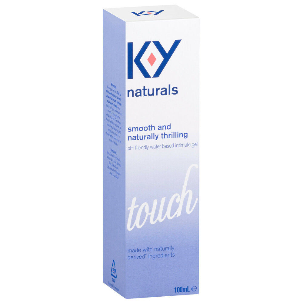 Box Packaging of Durex KY Naturals Touch Intimate Gel Water-Based Lubricant 100ml