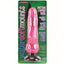 Packaging Pink Water Soft Mounts Ultra Stud Multi-Speed Vibrator With Suction Cup & Realistic Head and Veiny Texture