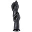 X-Men - The Hand 13.7" Dildo - unique double hand dildo has 2 clenched fists w/ forearms for an extra-filling fisting experience. Black