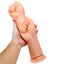 X-Men - The Hand 13.7" Dildo - unique double hand dildo has 2 clenched fists w/ forearms for an extra-filling fisting experience. Flesh 2