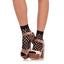 These bold anklets have an architectural oval knit pattern that's comfortable & offers the same edgy look as fishnets. Black