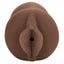 Vivid Raw® - Pound It - tight, stretchy masturbator features a textured interior for awesome stimulation & a lifelike vaginal opening with sculpted lips in a rich ebony skin tone. Brown (3)