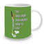 The Only Iron Dad Knows How To Use Golf Club Father's Day Funny Cheeky Sassy Green Ceramic Mug