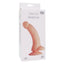 Seducer 6.3" Bended Lust Dildo With Suction Cup - realistic dildo has a phallic head with sculpted veins for that authentic feeling, plus a suction cup base for hands-free fun. Package