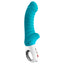 Fun Factory - Tiger Vibrator - has 6 vibration speeds & patterns in a flexible shaft with a bulbous head at the end for G-spot or prostate stimulation. Petrol Blue