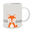 Funny Adult Humour Crude Novelty Cheeky Ceramic Mug to Get People To Leave You Alone For Fox Sake Coffee Cup