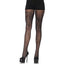 LEG AVENUE STOCKINGS - CROTCHED LUREX TIGHTS