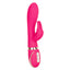 Jack Rabbit® Signature - Silicone Ultra-Soft™ Rabbit - dual-density silicone rabbit vibrator has 7 vibration functions in its independently controlled G-spot shaft & clitoral bunny for ultimate blended pleasure. Pink (2)