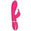 Jack Rabbit® Signature - Silicone Ultra-Soft™ Rabbit - dual-density silicone rabbit vibrator has 7 vibration functions in its independently controlled G-spot shaft & clitoral bunny for ultimate blended pleasure. Pink