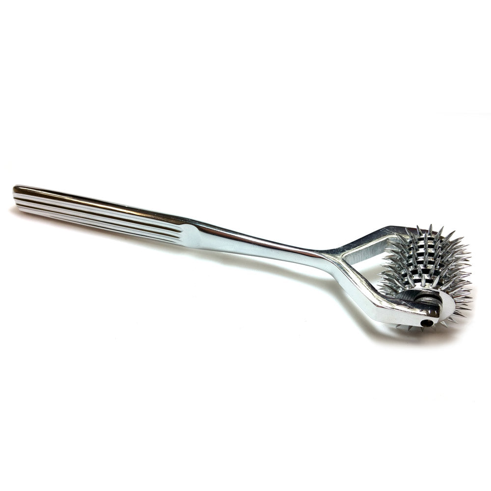 Rouge® - 7 Row Wartenberg Pinwheel -7 rows of spinning stainless steel pins & delivers a delicious prickling sensation for your pain & pleasure.