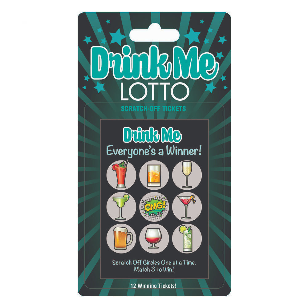 Drink Me Scratch-Off Lotto Tickets