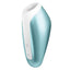 Satisfyer - Love Breeze Stimulator - This sleek toy encircles your clitoris with a soft silicone chamber to offer touchless clitoral stimulation through Air Pulse pressure wave technology. Ice Blue