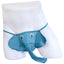 Men's elephant trunk aqua blue G-string thong with googly eyes