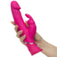 Pink happy rabbit Dual Density Silicone Vibrator With Clitoral Stimulator & Insertable G Spot Head Women's Sex Toys Hand