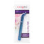 Unique spoon-shaped Clit Exciter - designed for max contact with your sensitive parts. Multispeed glittering massager. Blue, package image
