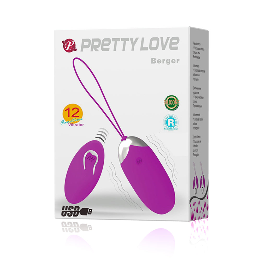 Pretty Love - Berger Remote Control Egg Vibrator