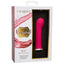 California Exotics Uncorked Merlot Bullet Vibrator With Ribbed Rings Pink & Gold Rechargeable Waterproof Women's Sex Toy Box