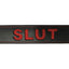Slut Cut Out Leather Collar