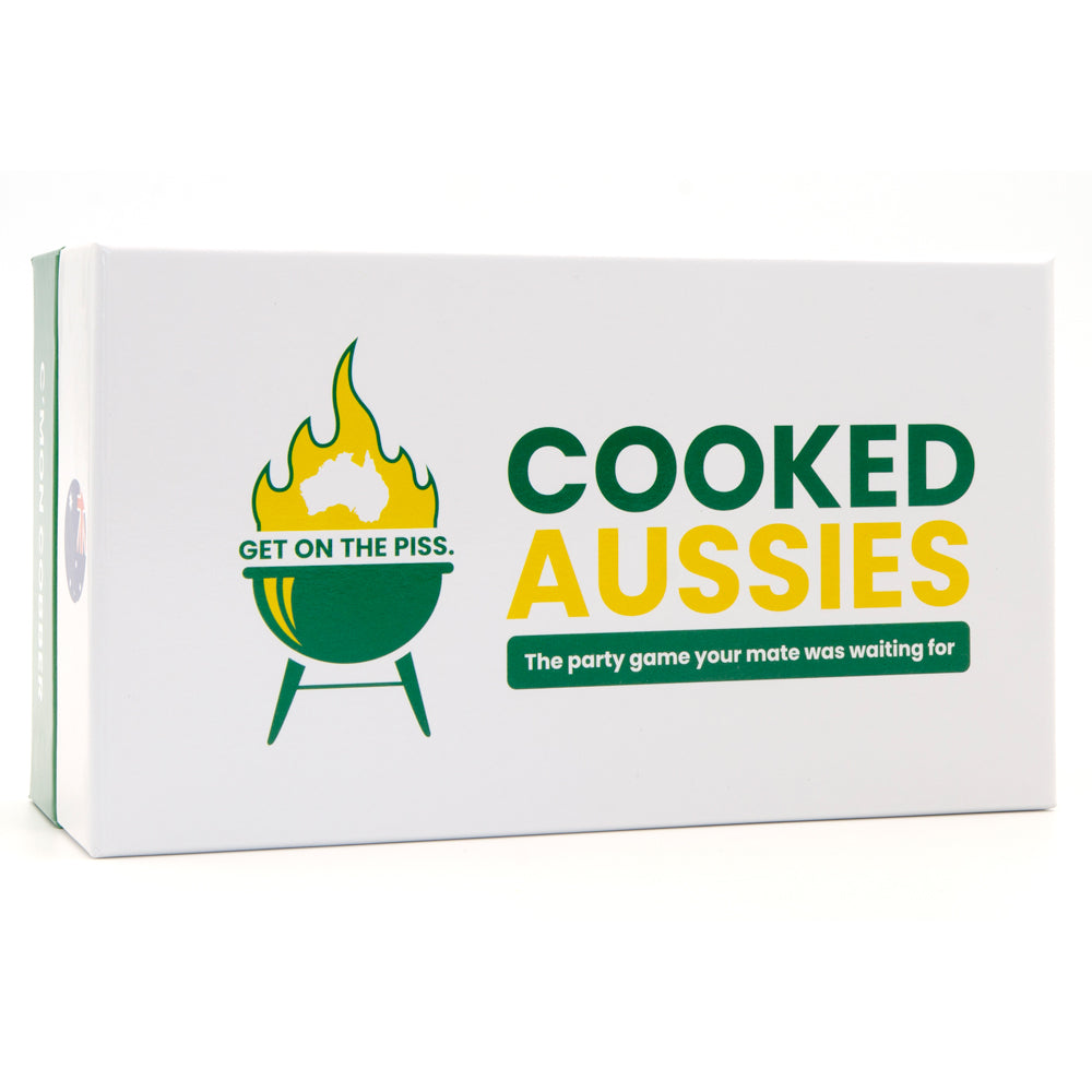 Cooked Aussies card game - drinking game with your mates