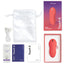What's Included in the Box Contents of We-Vibe Touch X Lay-On Vibrating Massager Stimulator Sex Toy in Crave Coral