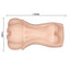 The Crazy Bull 3D Lifelike Vagina Masturbator is the perfect sexy toy for men, w/ a textured interior for more stimulation & self-lubricating real-feel material. Dimension.