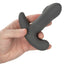 Eclipse - Remote Control Dual Pulsating Probe.anal toy has a 12-mode vibrating base & synchronous thumping via the 2 pulsating pads placed on either side of the shaft. Charcoal, in hand for size comparison
