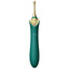 Magnetic USB-rechargeable Women's Green & Gold ZALO Bess Clitoral Vibrator Stimulator Clitoral & G-Spot Stimulation