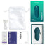 What's Included in the Box Contents of We-Vibe Touch X Lay-On Vibrating Massager Stimulator Sex Toy in Velvet Green