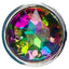 Foshan Small Metal Princess Butt Plug Anal Toy with Rainbow Multicoloured Round Crystal Gem Base